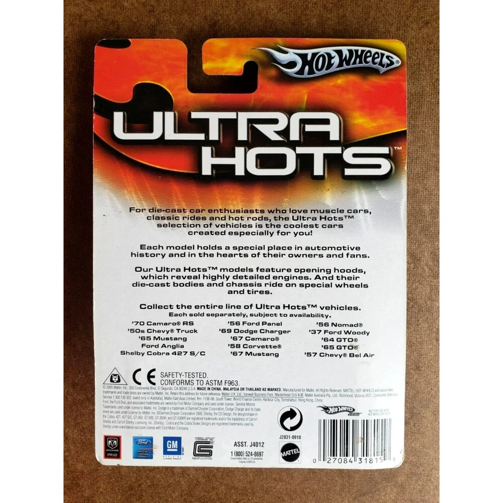 2006 Hot Wheels '65 MUSTANG FORD Teal ULTRA HOTS SERIES REAL RIDERS! 1:64 J2831
